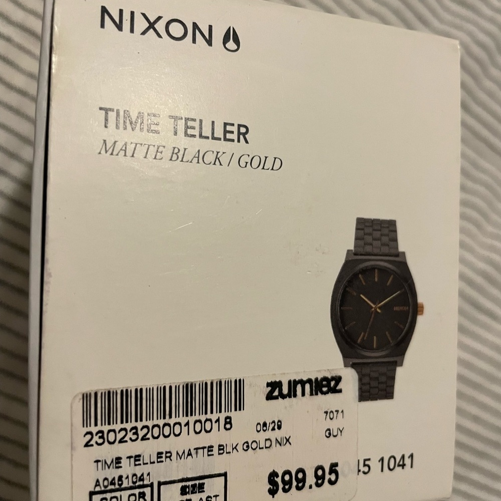 Nixon Timeteller Gunmetal Watch Matte Black